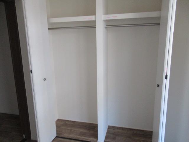 収納　たっぷりとした収納スペースです