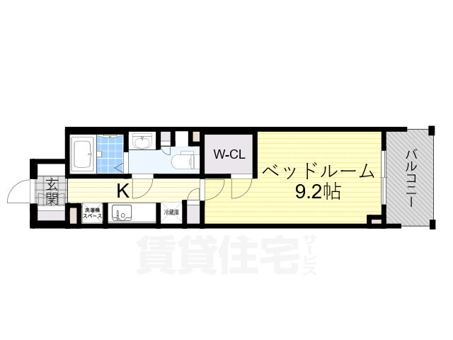 コンフォリア北堀江一丁目の間取り写真