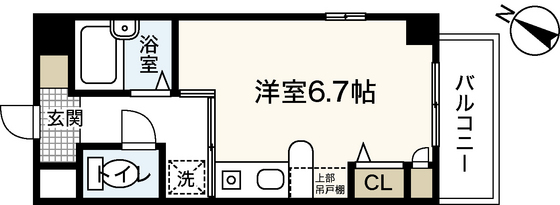 Mビル鈴が台の間取り写真
