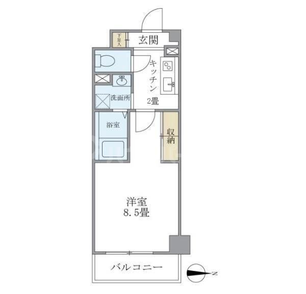 ドミール平和台の間取り写真