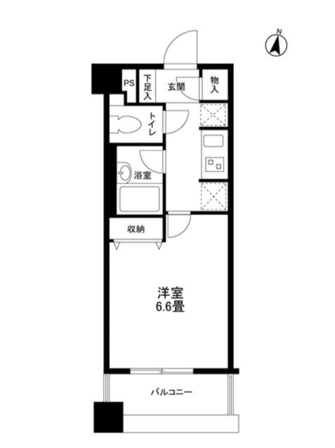 東京メトロ有楽町線 江戸川橋駅 徒歩2分 14階建 築23年の間取り写真