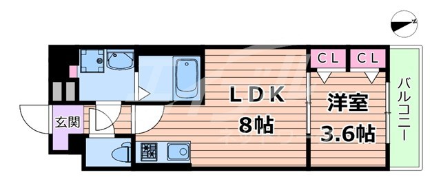 Alivis緑橋の間取り写真