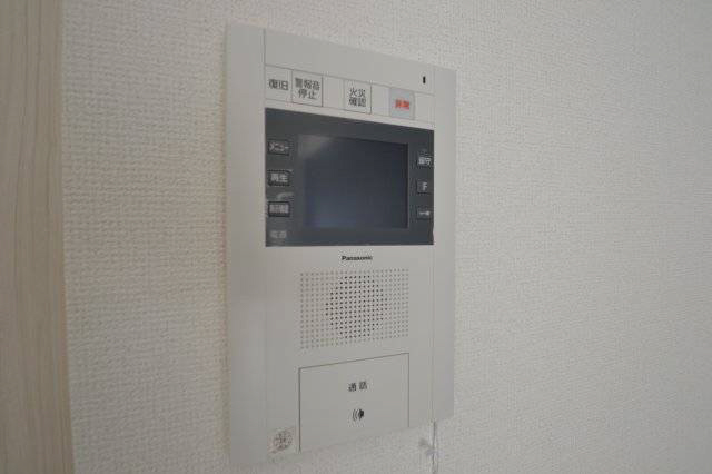 セキュリティ　モニター付きインターホンです