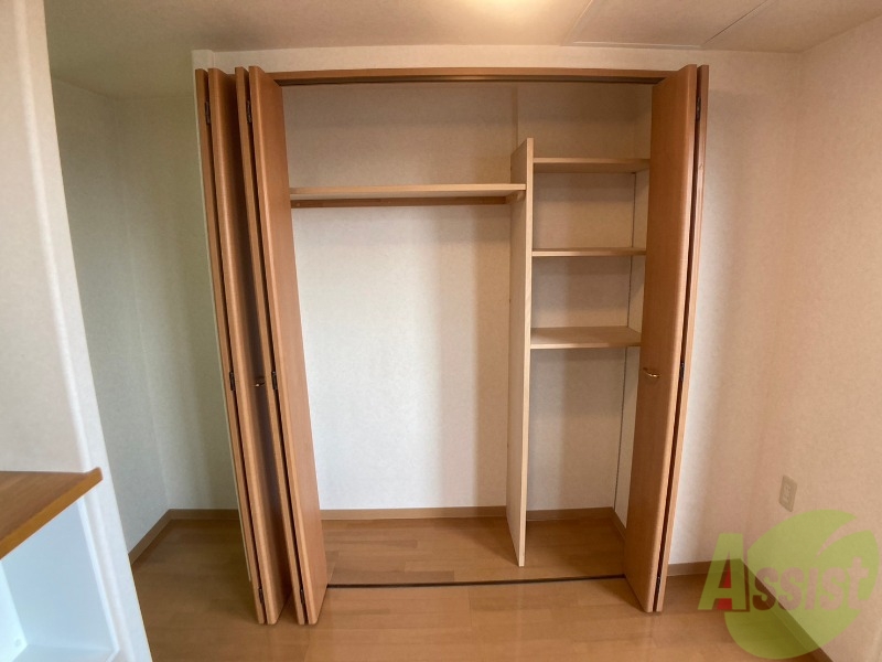 収納　収納もバッチリあるのでお部屋が片付きますよ！