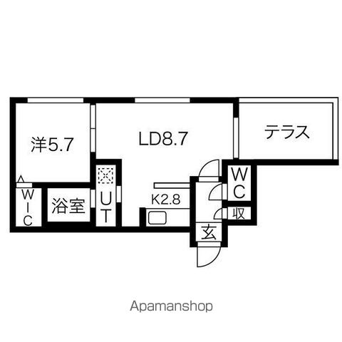Fran北6条の間取り写真
