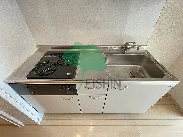キッチン　シンプルな清潔感のあるキッチンです！