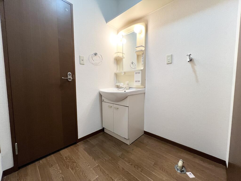 洗面設備　写真は別部屋です