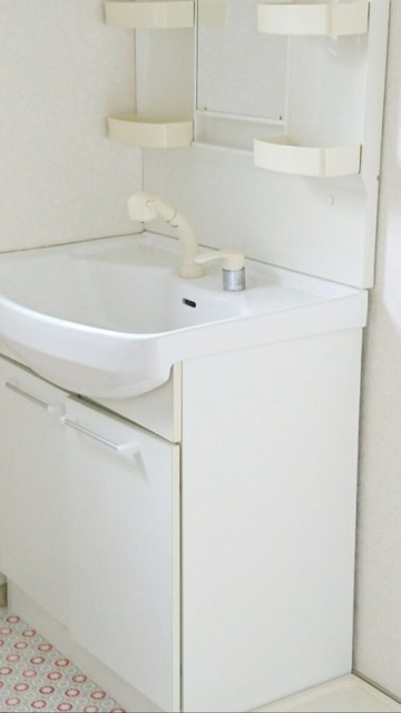 洗面設備　【洗面化粧台】※前回入居時　現況を優先します