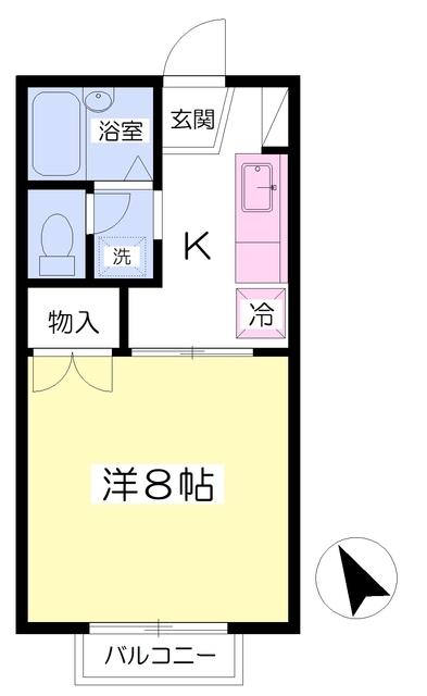 プレジールリバティの間取り