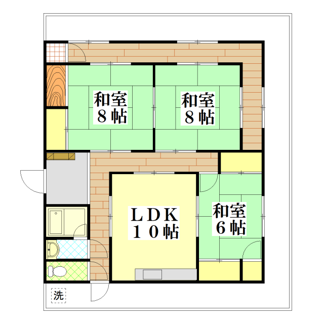 根本ハイツの間取り