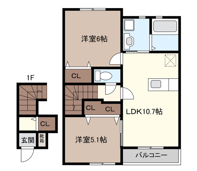 サンセットヴィラの間取り