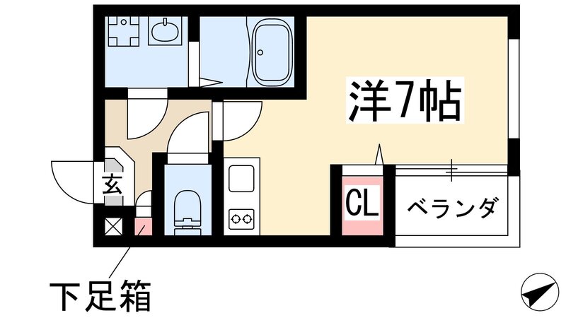 ハーモニーテラス城木町IIIの間取り