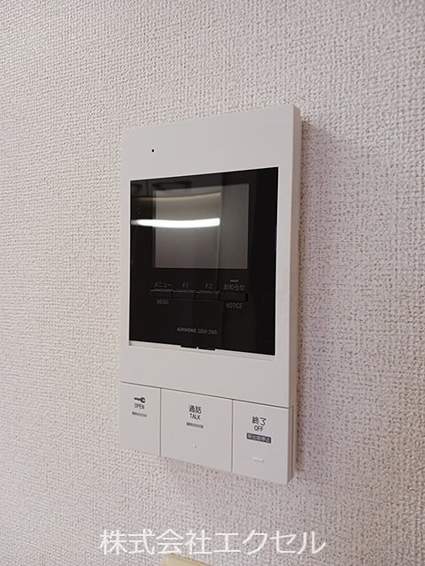 セキュリティ　来訪者の姿を確認できます。