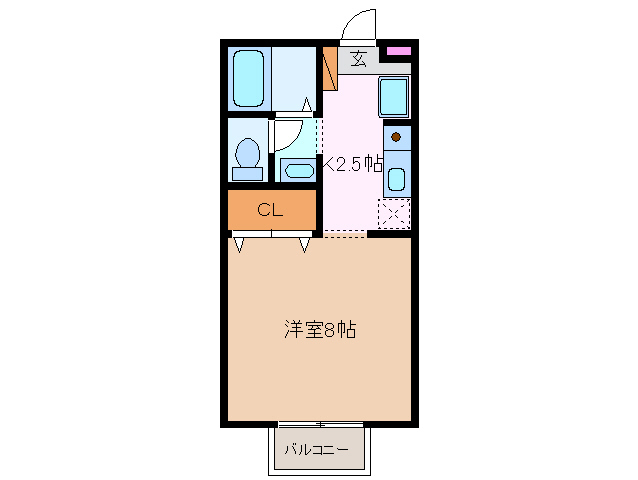 エクセル中川原の間取り