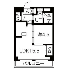 荒巻ビルの間取り