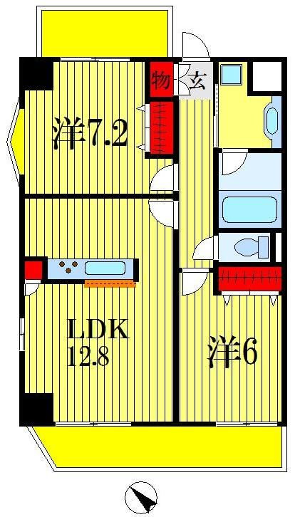 【サンパティークの間取り】