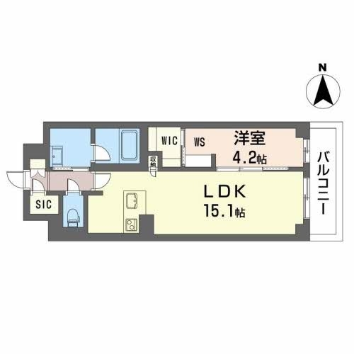 シャーメゾン京都御所西の間取り