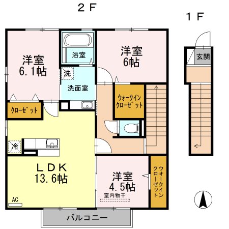 セジュール・ルーエの間取り