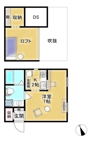 プリマ東大宮壱番館の間取り