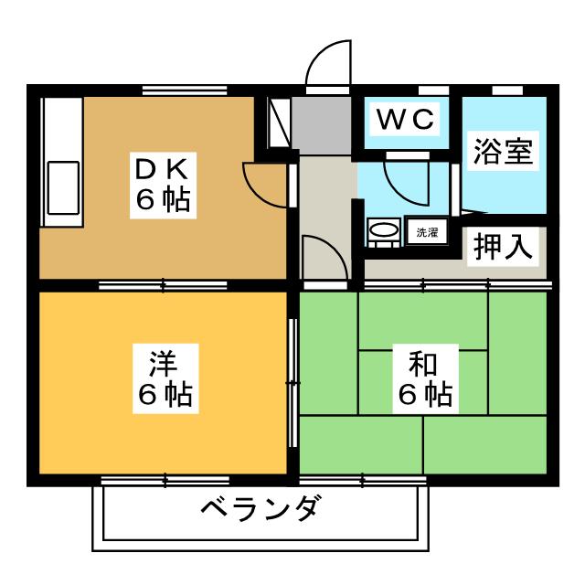 クリンハイツ三幸の間取り