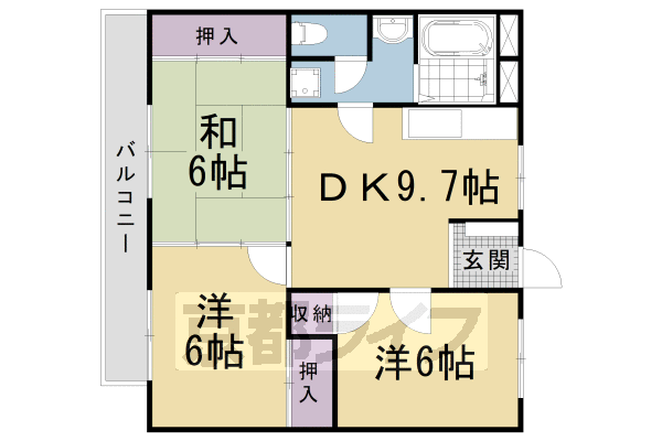 東和ハイツ（本館）の間取り