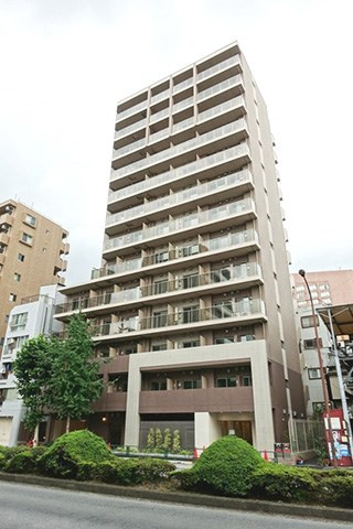 文京区関口のマンションの建物外観