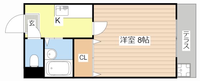 シェモア安曇川の間取り