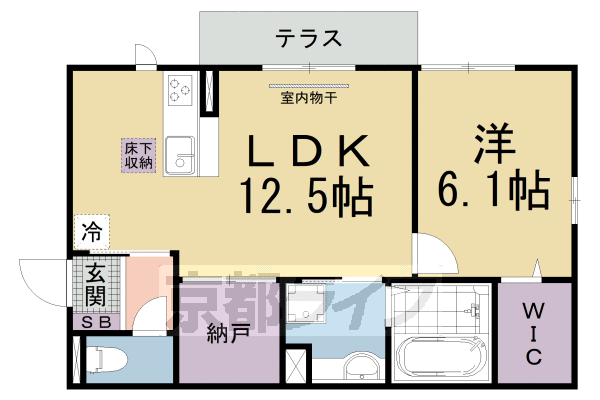 リバーハイツIIの間取り