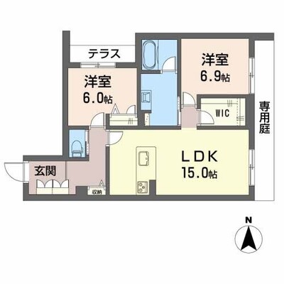 シャーメゾン ルート33の間取り