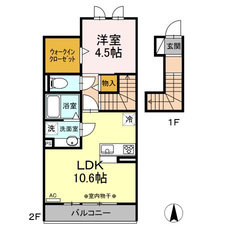 カメリア・ウサの間取り