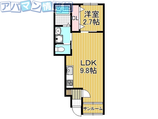 ヴィア　アヴァンティIの間取り