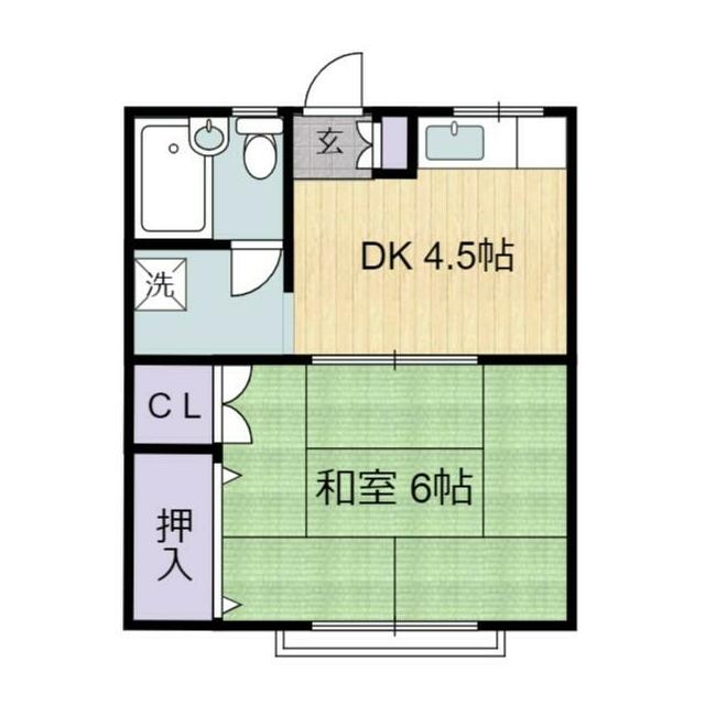 コーポ桜井の間取り