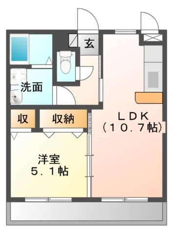 リベルテの間取り