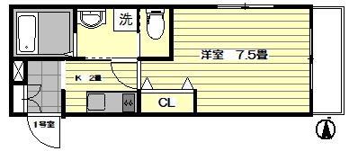 メゾン　シャルマンの間取り