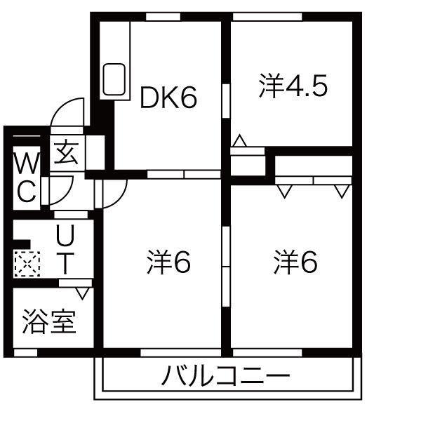 ラグーナＣの間取り