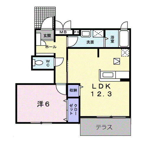 【パルコプレッソの間取り】