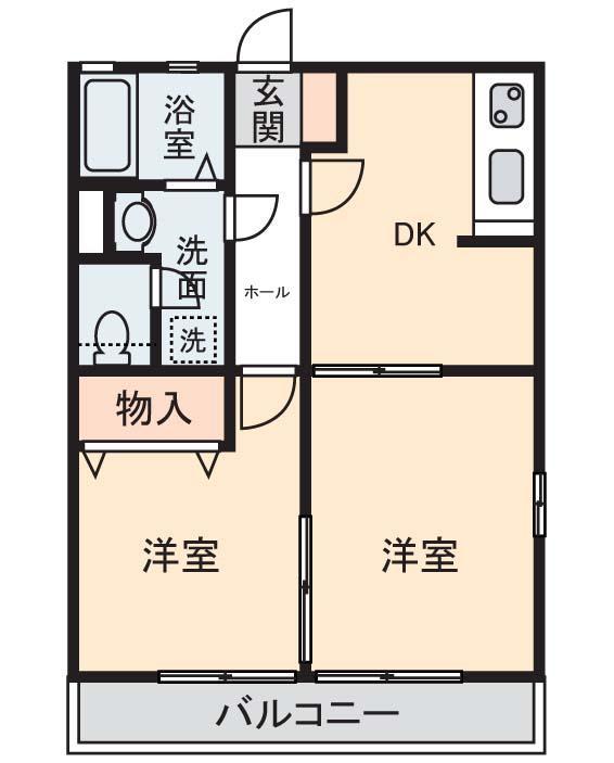 エスポワール日吉の間取り