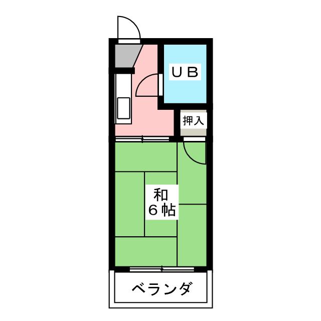 シャルムあおぎりＡ棟の間取り