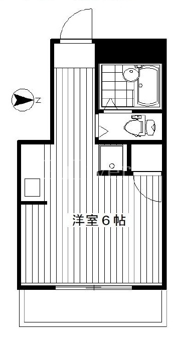 中野区南台のマンションの間取り