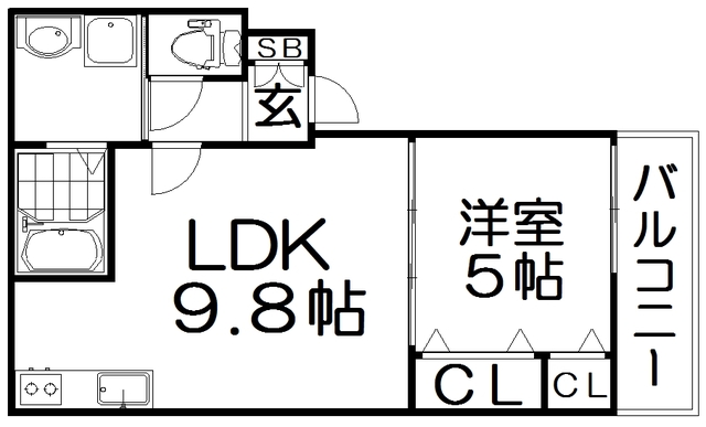 【フジパレスエースの間取り】