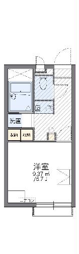 レオパレスカノイヅカの間取り