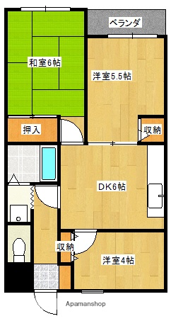 ジーエムコーポ八千代台の間取り