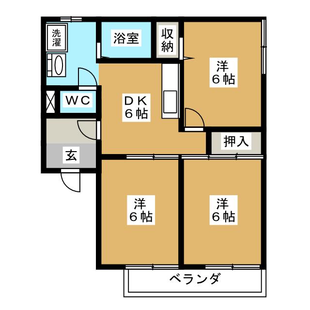 メゾンデ・ラポールの間取り