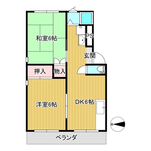 カレント河辺の間取り