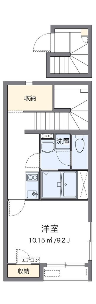 クレイノブレスボヌールの間取り