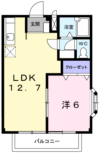 アネックス加藤Ｂの間取り