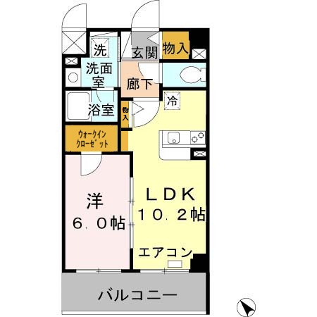 マンションレオーノの間取り