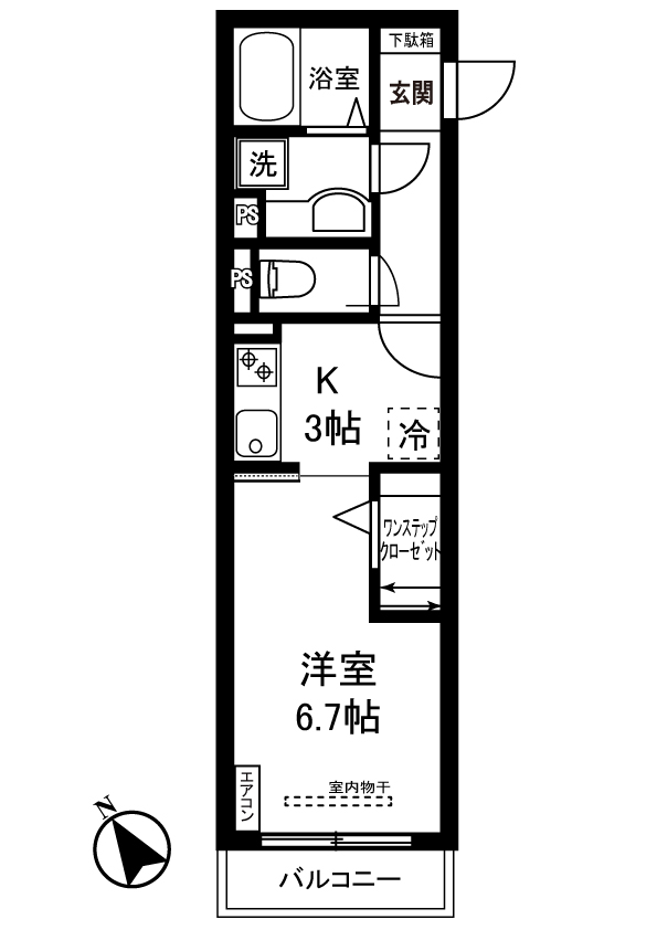 メゾンマニフィーク3の間取り