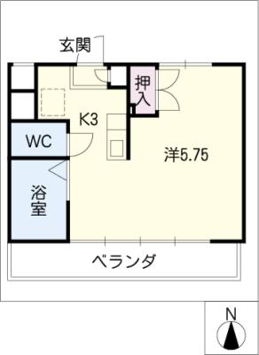 ア・ドリームかしあげIIの間取り