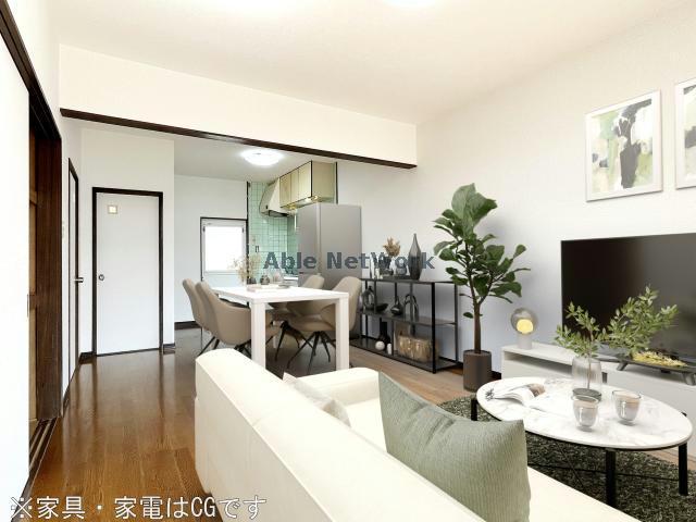 居室・リビング　※家具・家電はCGです